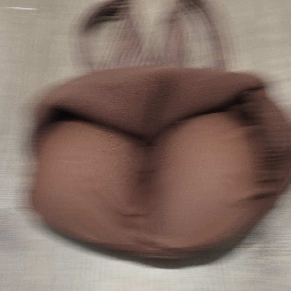 90 Degree By Reflex Brown Ribbed Seamless Crop Bra Tank NEW - Picture 12 of 16